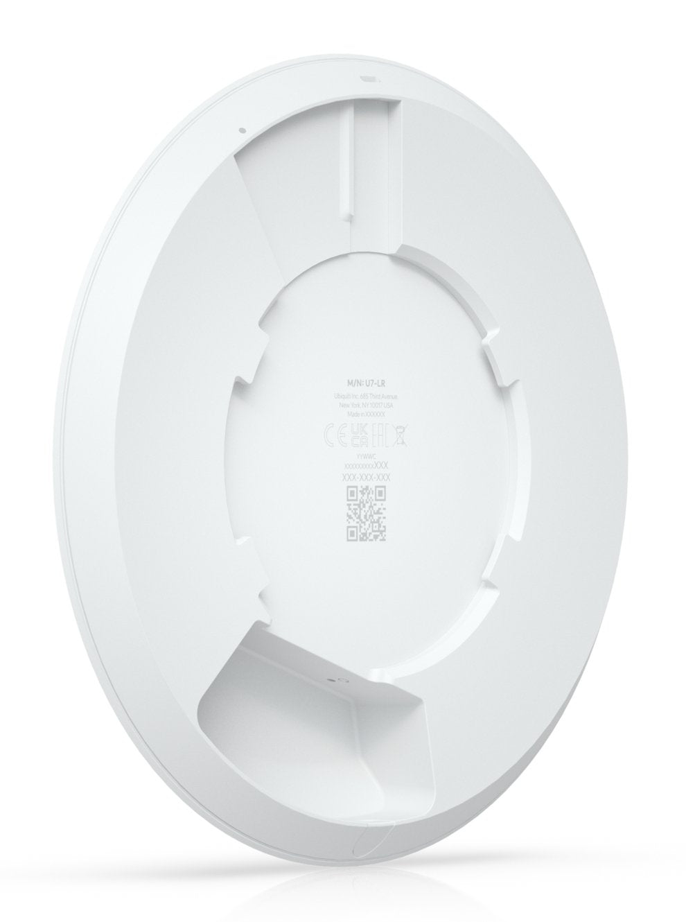 Ubiquiti U7-Lr Punto De Acceso Poe Wifi 7 3 X 3 De Largo Alcance Hasta 160m Cuadrados. MÁ S De 300 Clientes. Ganancia De 6dbi En 5ghz Y 4 Dbi En 2,4