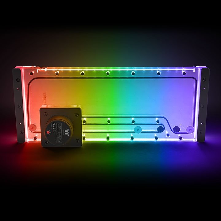 EAN 4713227531238 - Thermaltake Pacific Core P6 DP-D5 Plus Carcasa del ordenador Kit de refrigeración líquida Transparente 1 imagen 2