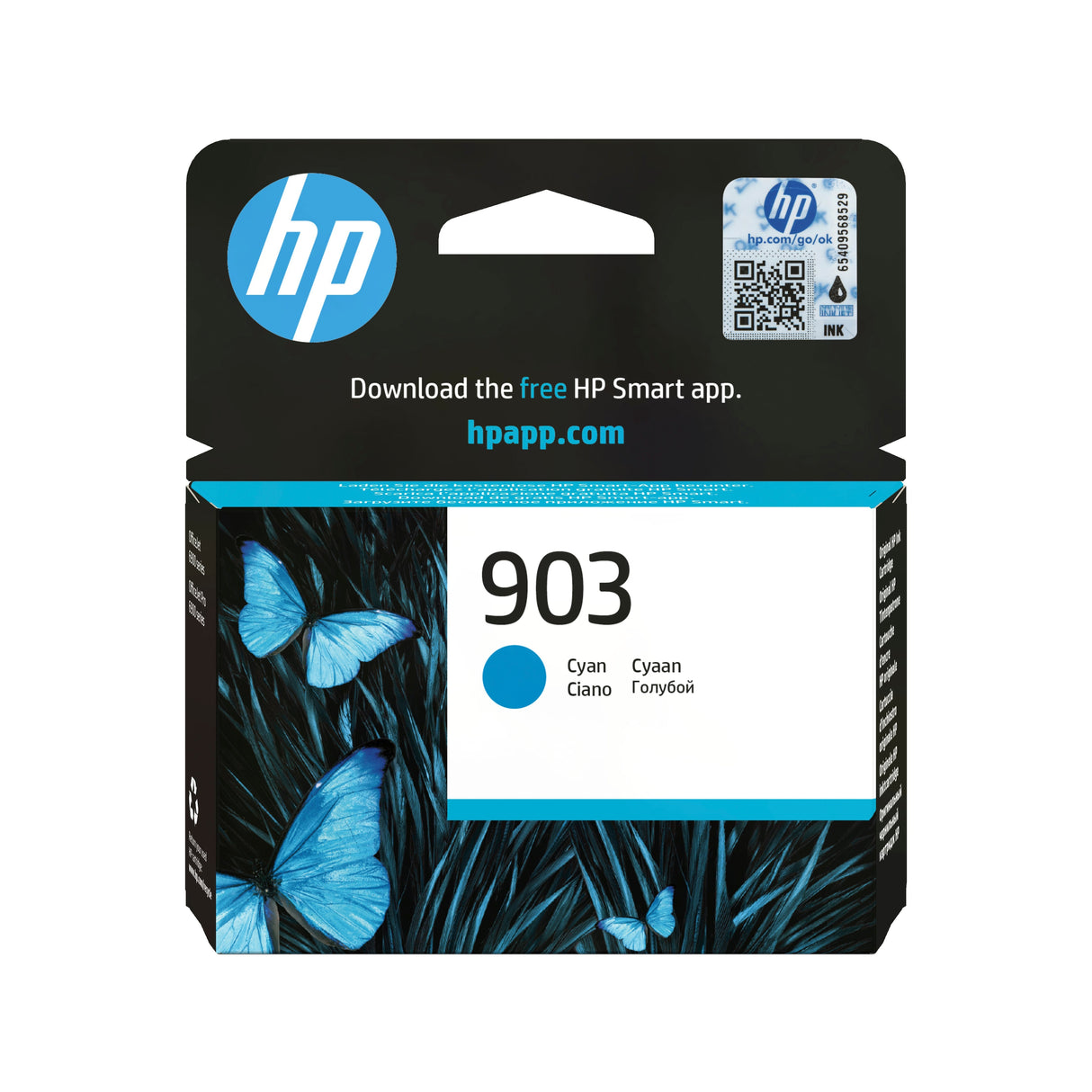 EAN 0889894728777 - HP 903 Cyan Original Ink Cartridge cartucho de tinta 1 pieza(s) Rendimiento estándar imagen 1