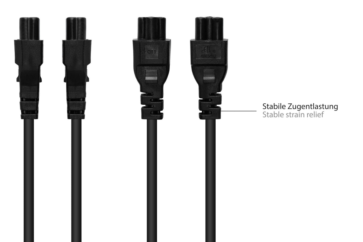 Good Connections Cable Alargador Iec An C5 Negro 5m