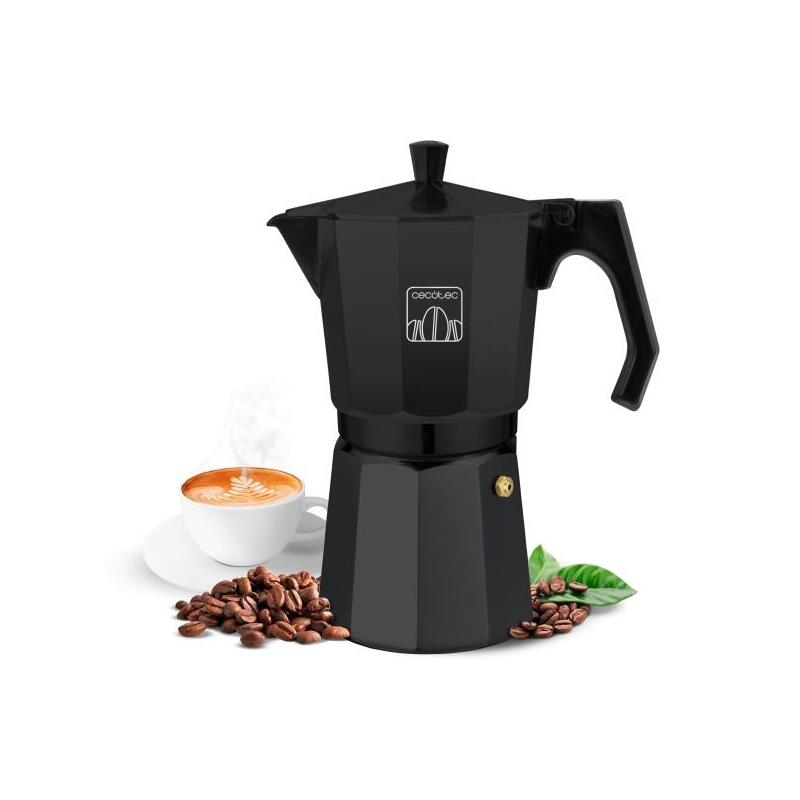 Cecotec Mokclassic 1200 Cafetera Italiana Para 12 Tazas - Aluminio Fundido - Apta Para Gas, Electrica Y Vitro - Facil