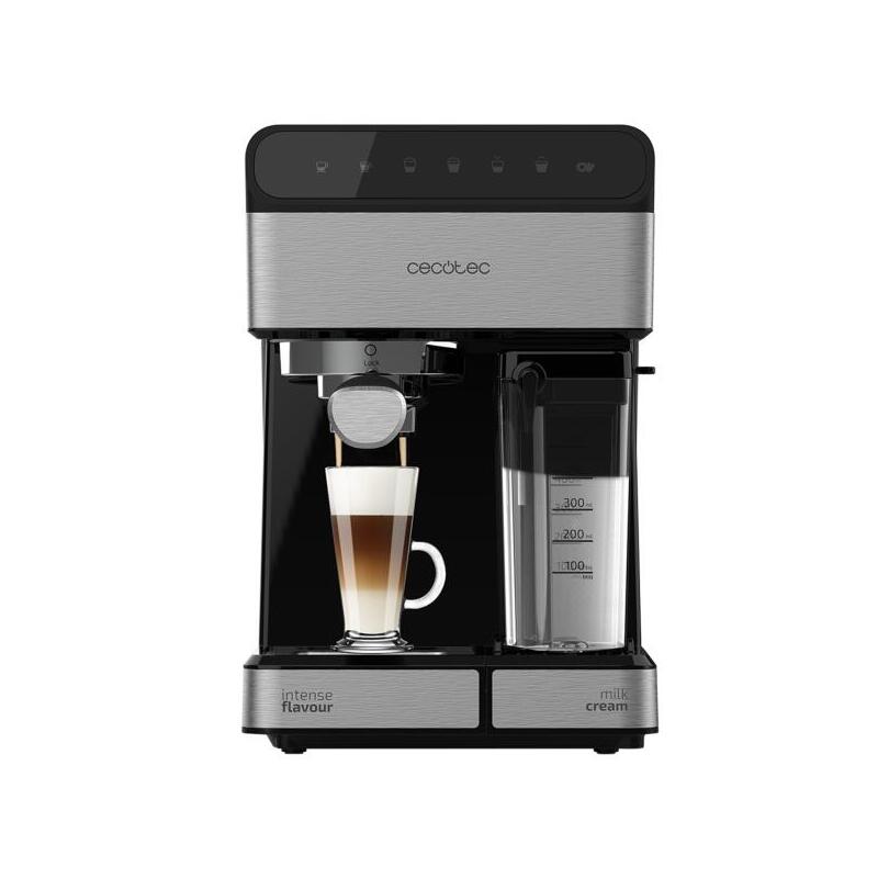 Cecotec Power Instant-Ccino 20 Touch Cafetera Express Semiautomatica - 1350w - Doble Salida - 20bar - Deposito De 1.4l