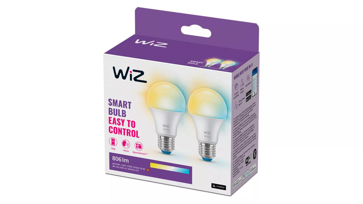 Wi-Fi Ble 60w A60 E27 927-65 Tw 2pf/6