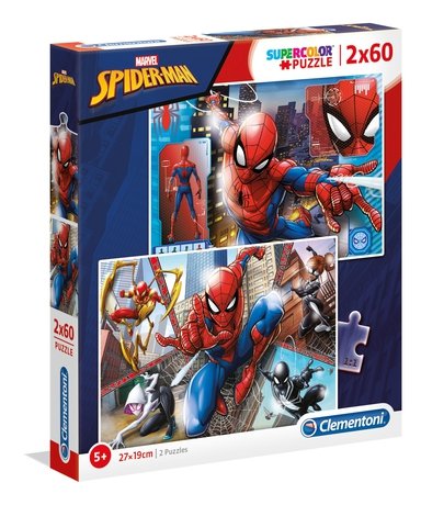 Clementoni Spider Man Puzzle 2x60 Piezas
