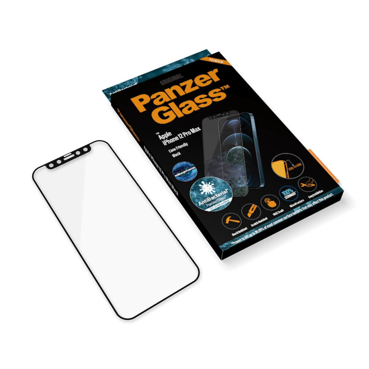 Panzerglass Anti-Blue Light Vidrio Protector De Pantalla Apple Iphone 12 Pro Max - Edge-To-Edge