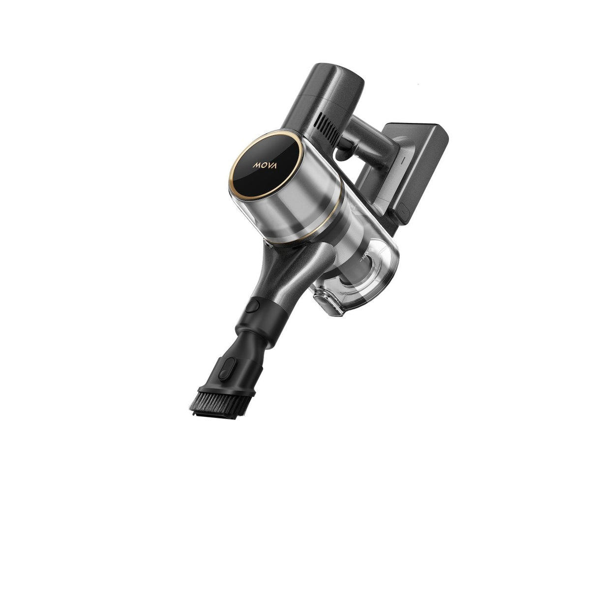 EAN 6977328062222 - MOVA Tech S5 Aspiradora escoba 2 en 1 Batería Secar Sin bolsa 0,6 L 570 W Negro, Oro 2,9 Ah imagen 5