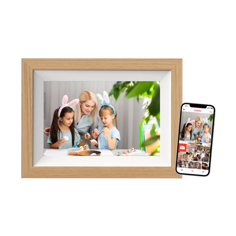 EAN 4000567212683 - Braun DigiFrame 10W marco fotográfico digital Blanco, Madera 25,6 cm (10.1") Pantalla táctil Wifi imagen 1