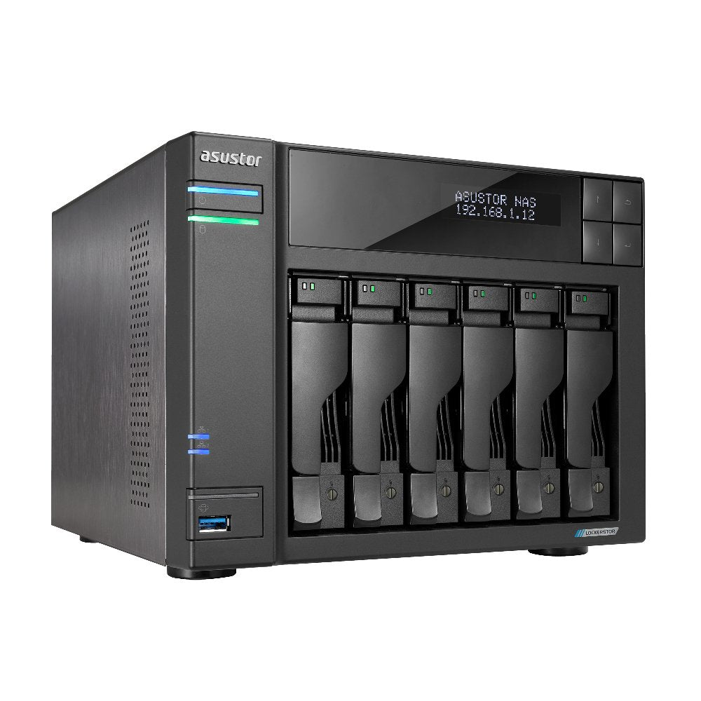 Servidor Nas Asustor Lockerstor As6706t 6 Bahias 3.5