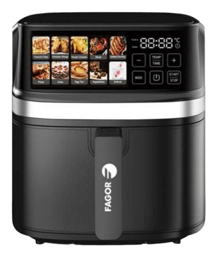 EAN 8436589741881 - Fagor Naturfry Luxe Sencillo 8 L Independiente 2200 W Freidora de aire caliente Negro, Plata imagen 1