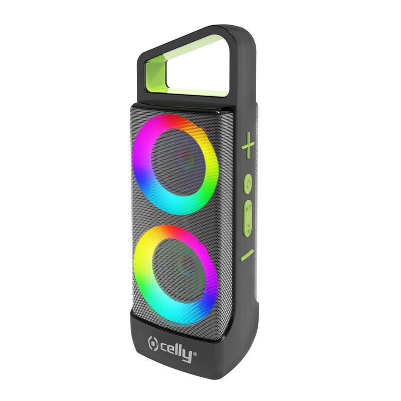 Celly Groovergbbk Altavoz Portátil Negro Rgb 10w