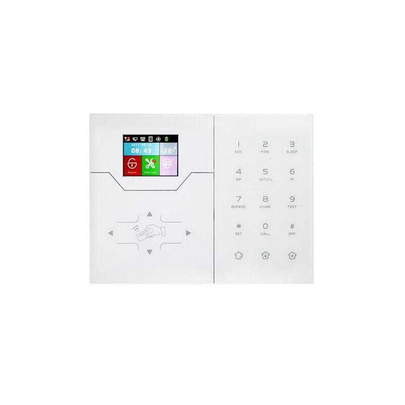 Central De Alarma Bysecur Ip Lcd .Módulo Ip + Gsm / Gprs . Control Por App