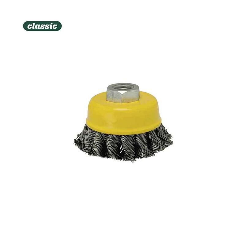 Cepillo Copa De Alambre Trenzadoø60 Mm