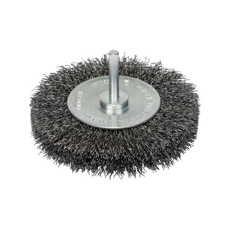 Cepillo De Disco Bosch Ø 100 Mm, Alambre Ondulado (Para Taladros) 2607017119