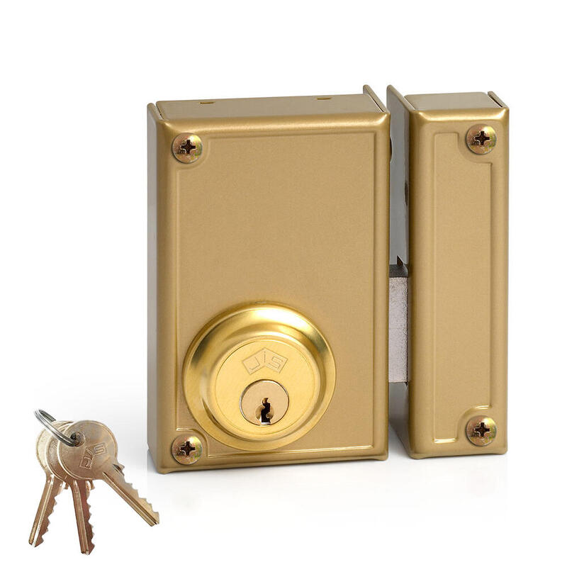 Cerradura De Sobreponer Solo Llave. Derecha Jis 33-7d Jis