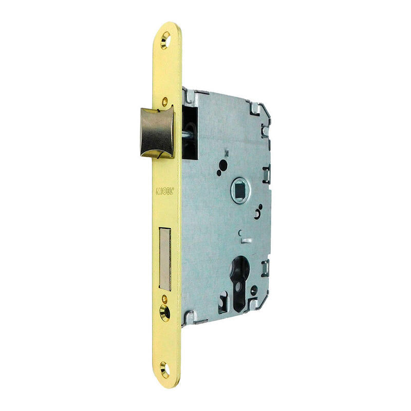 Cerradura Embutir C/R Cre03 60/47 Mm Latonado