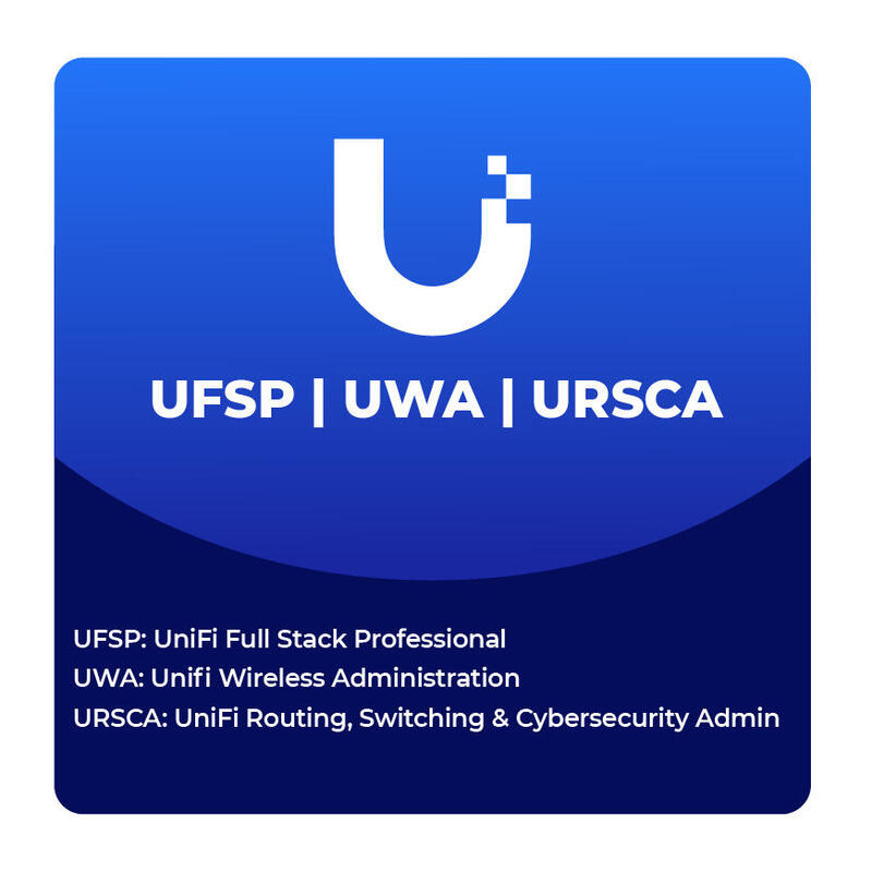 CertificaciÓ N Oficial Ubiquiti Madrid 1, 2 Y 3 De Julio De 2026 - Unifi All In One: Ufsp, Uwa, Ursca