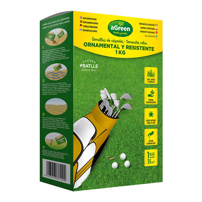 Césped Ornamental Y Resistente 1 Kg