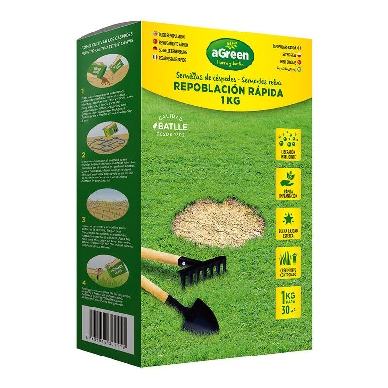 Césped Repoblación Rápida 1 Kg