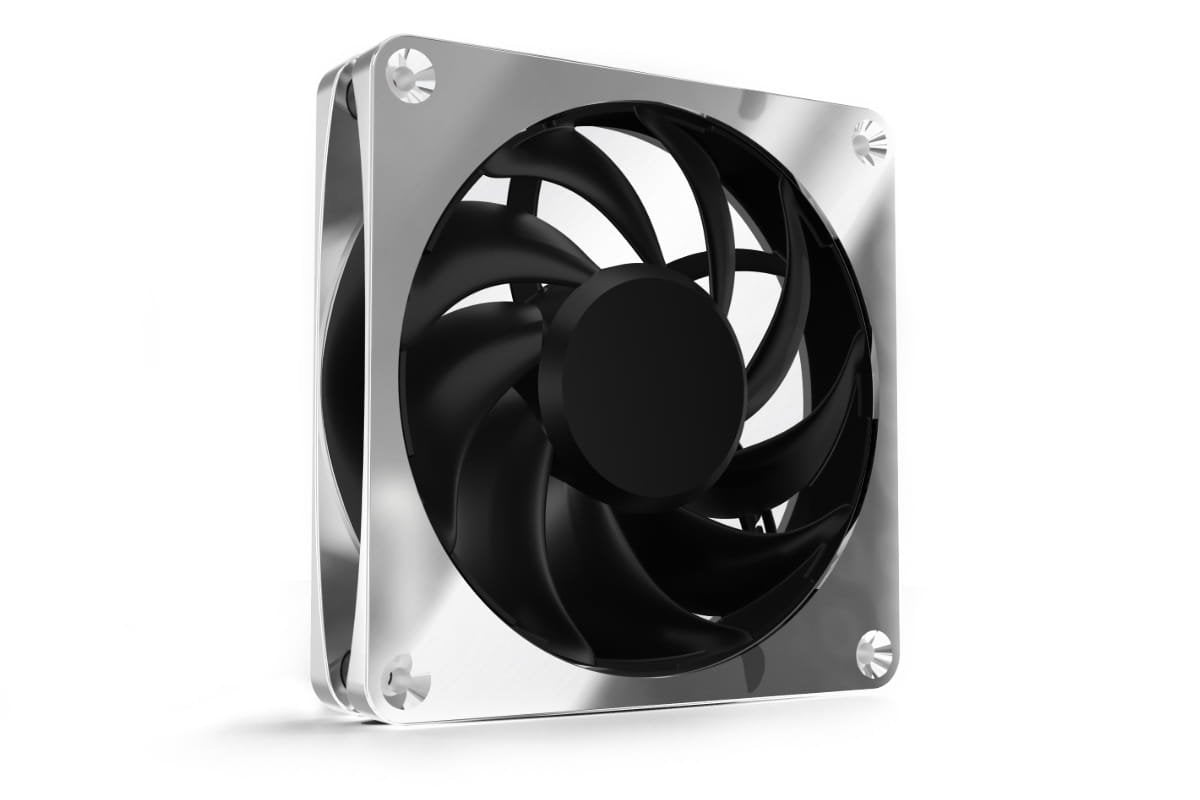 Ventilador Alphacool Apex Stealth Metal 120mm Lüfter 2000rpm Cromado