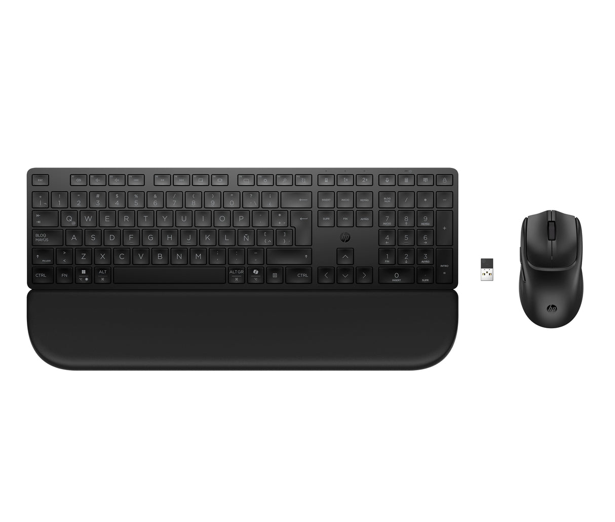 EAN 0198990907178 - HP Multi-Device Dual-Mode Mouse and Keyboard Combo with Palm Rest 580C teclado Ratón incluido Hogar / Ofi imagen 7