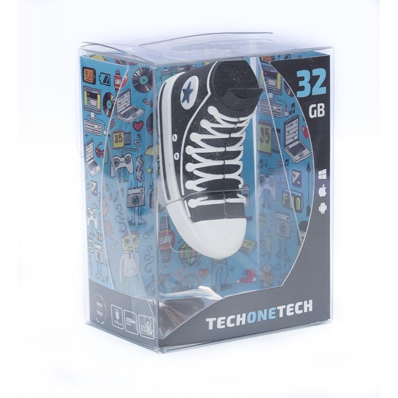 Pendrive 32gb Tech One Tech Zapatilla Reverse Usb 2.0