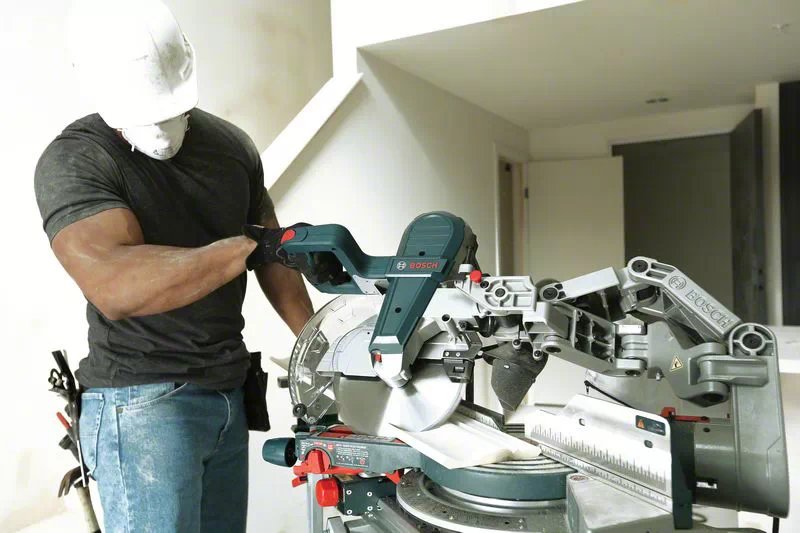 Sierra Tronzadora E Ingletadora Bosch Professional Gcm 10 Gdj Professional Azul, 1.800 W 0601b27000