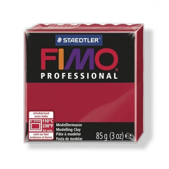 Fimo Mod.Mass Fimo Prof 85g Carmín