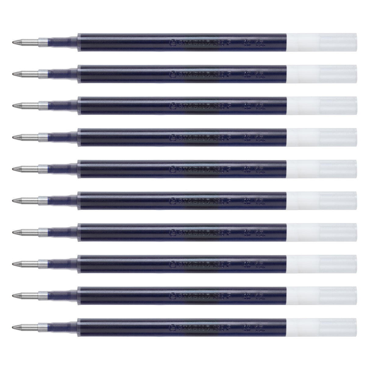 Stabilo Recambio Tinta De Gel Retráctil Palette Fine Azul Caja -10u-