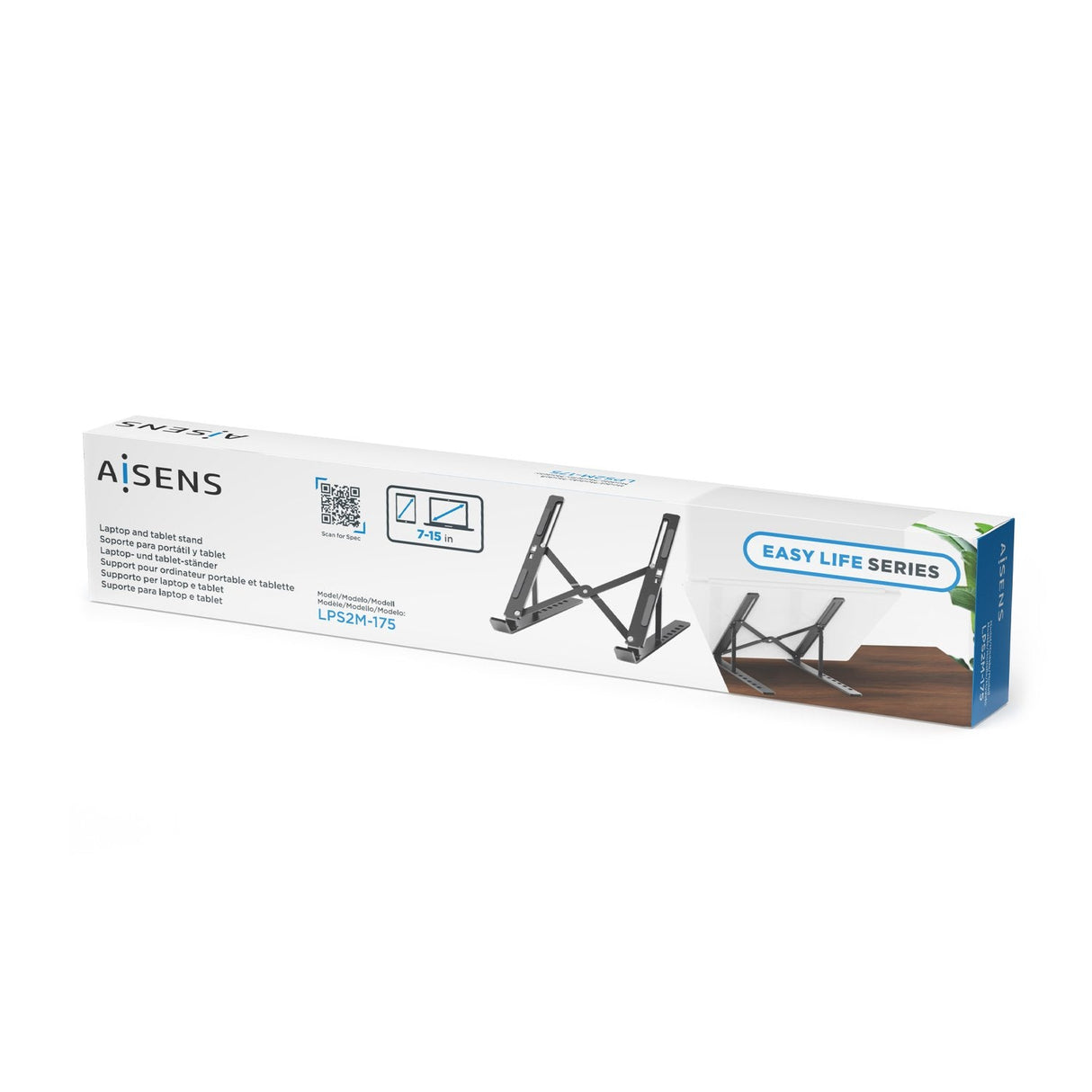 EAN 8436574708790 - AISENS LPS2M-175 soporte para ordenador portátil Soporte para ordenador portátil y tableta 38,1 cm (15") imagen 4