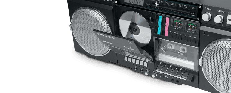 Radio Muse M-380 Gb Ghetto Blasters, Black