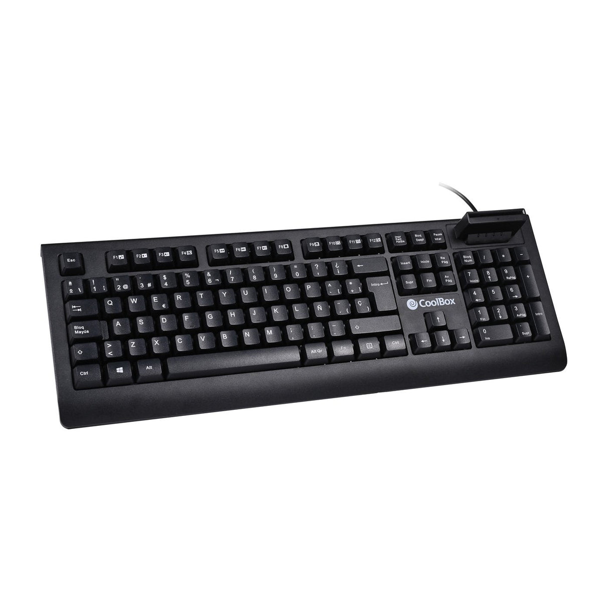 EAN 8436556141980 - CoolBox COO-TEC04DNI teclado Oficina USB QWERTY Español Negro imagen 2