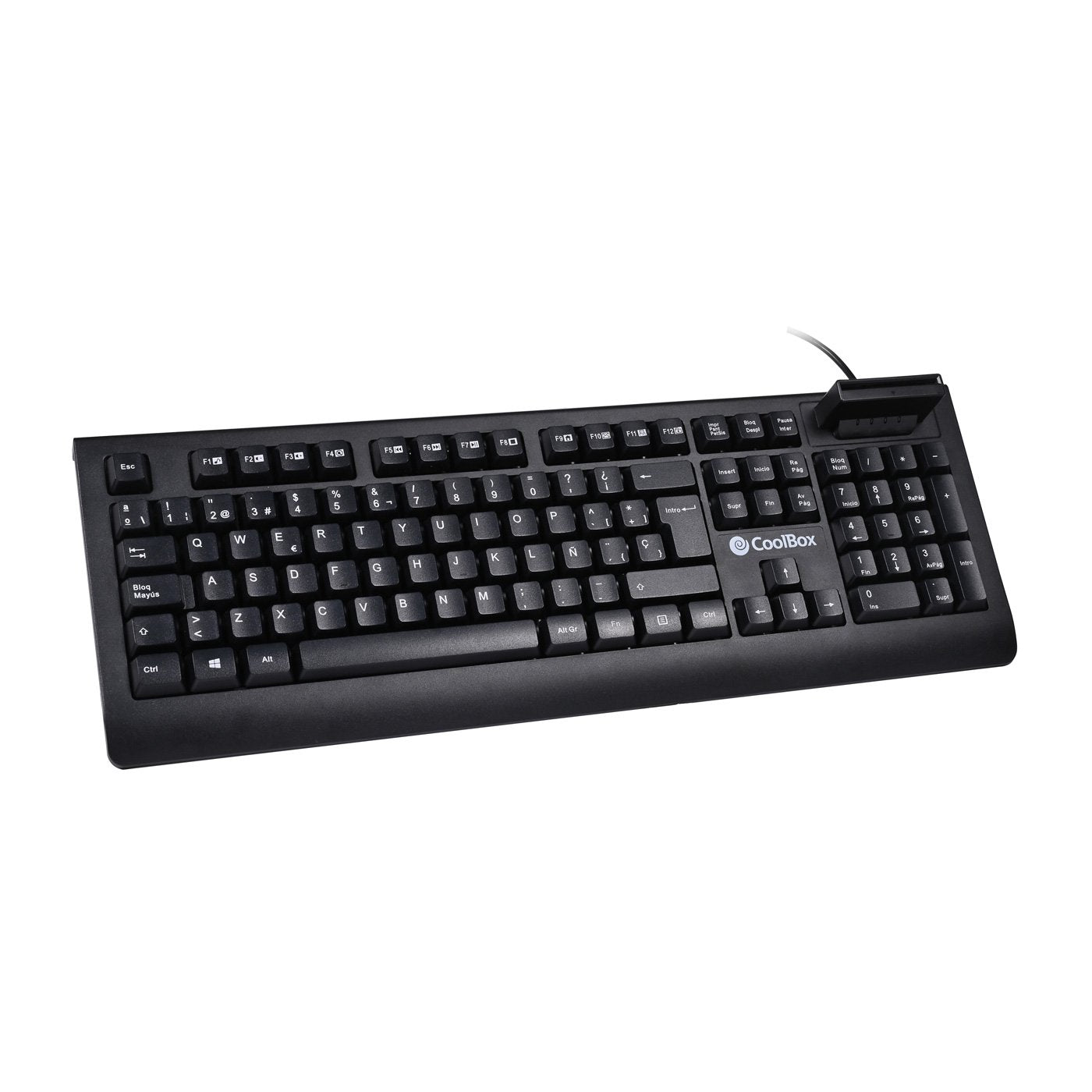 EAN 8436556141980 - CoolBox COO-TEC04DNI teclado Oficina USB QWERTY Español Negro imagen 2