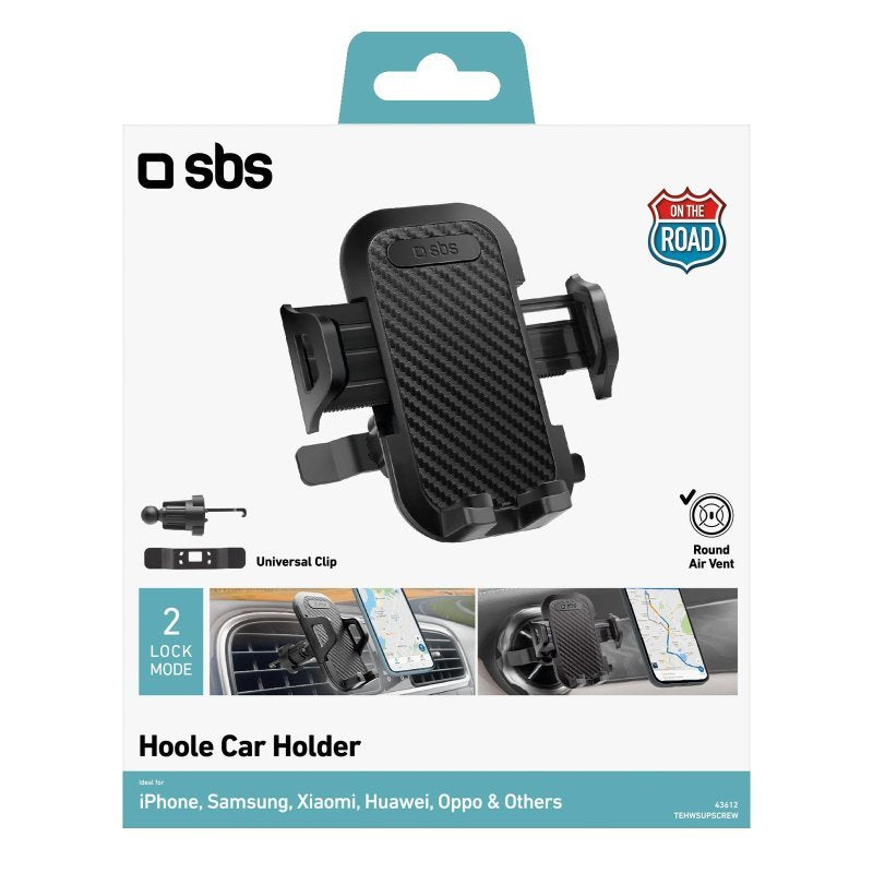 EAN 8018417343612 - SBS TEHWSUPSCREW soporte Soporte pasivo Teléfono móvil/smartphone Negro imagen 2