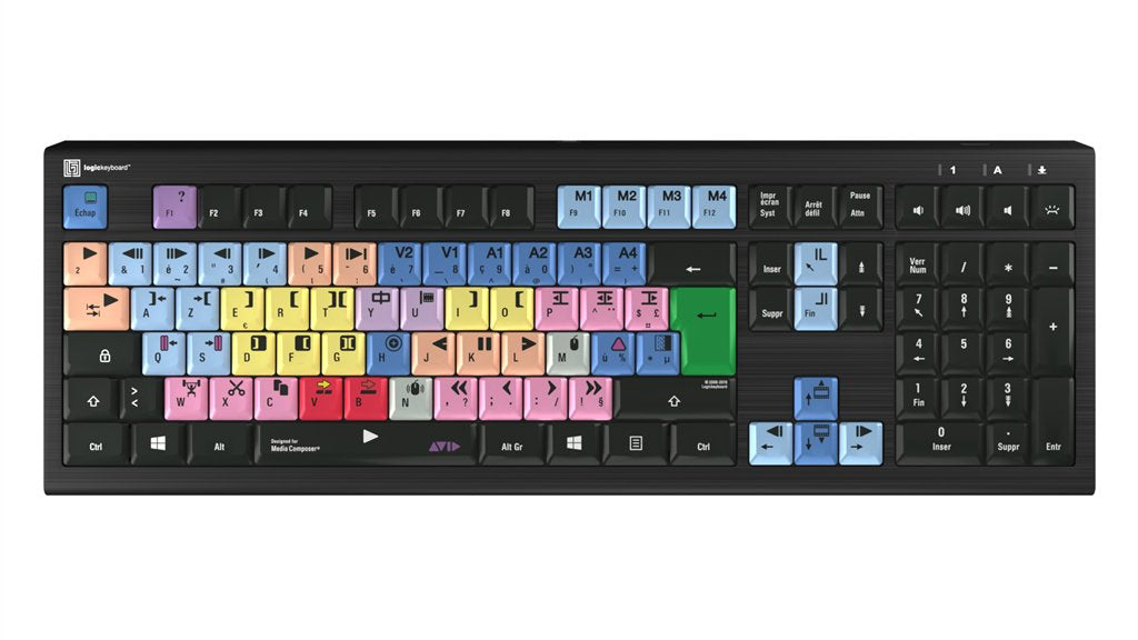 EAN 5707795018993 - Logickeyboard LKB-MCOM4-A2PC-FR teclado Juego USB AZERTY Francés Negro imagen 1