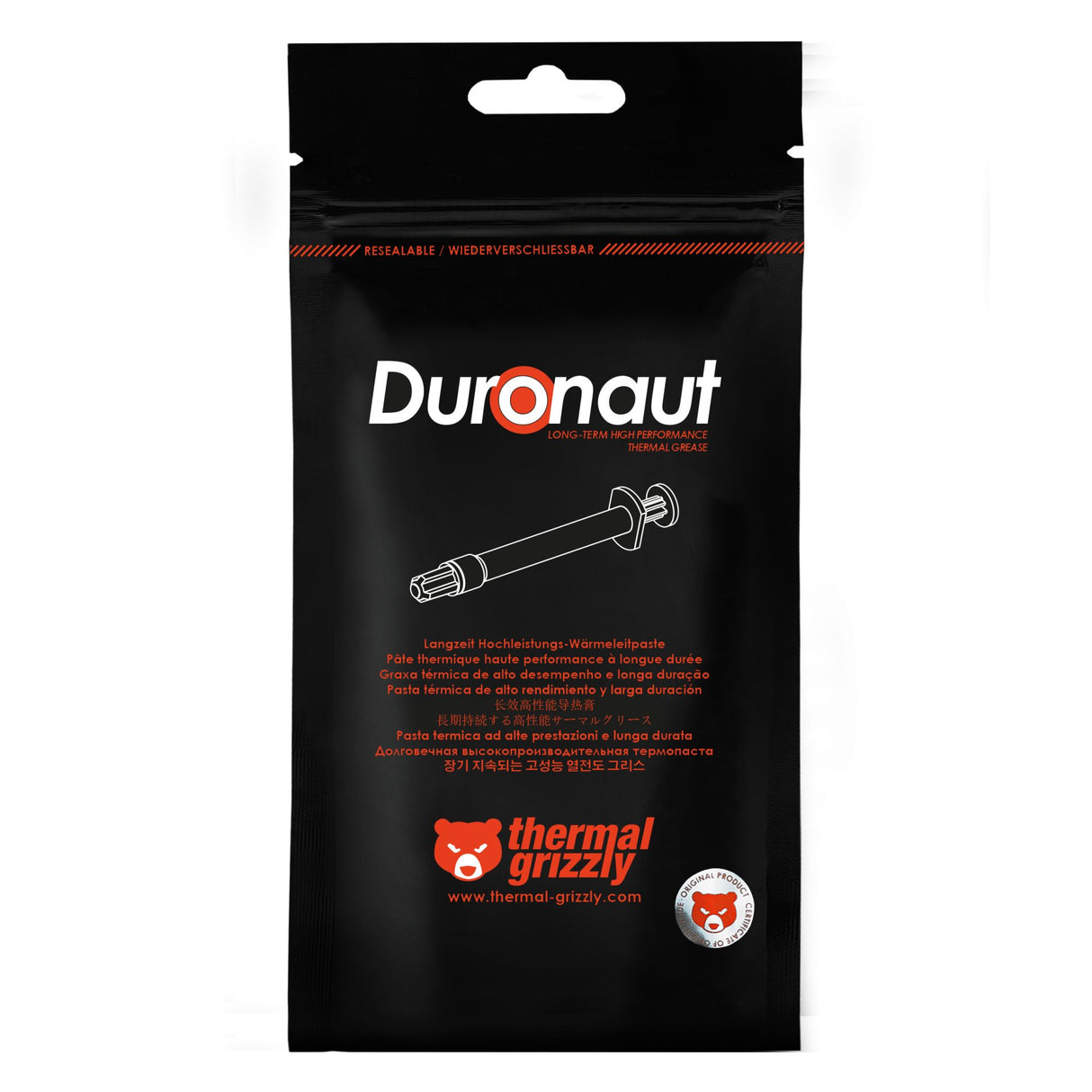 EAN 4260711991141 - Thermal Grizzly Duronaut compuesto disipador de calor Pasta térmica 10,5 g imagen 6