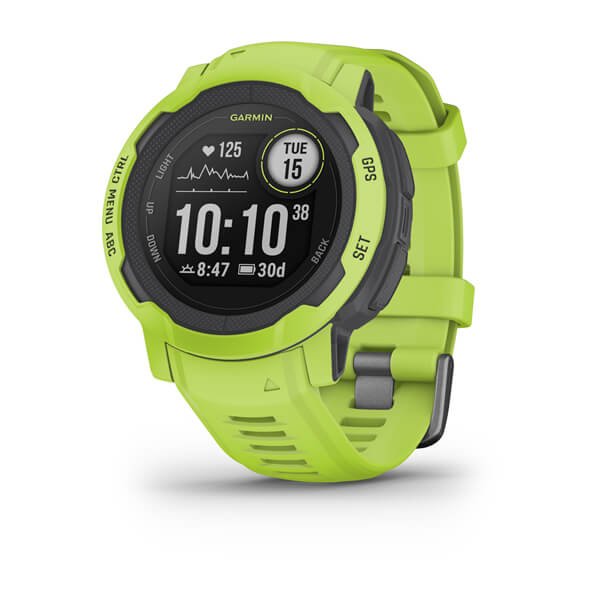 Smartwatch Garmin Instinct 2 Z Czujnikiem TäTna Hrm Elevate (Limonkowy / Limonkowy Pasek)