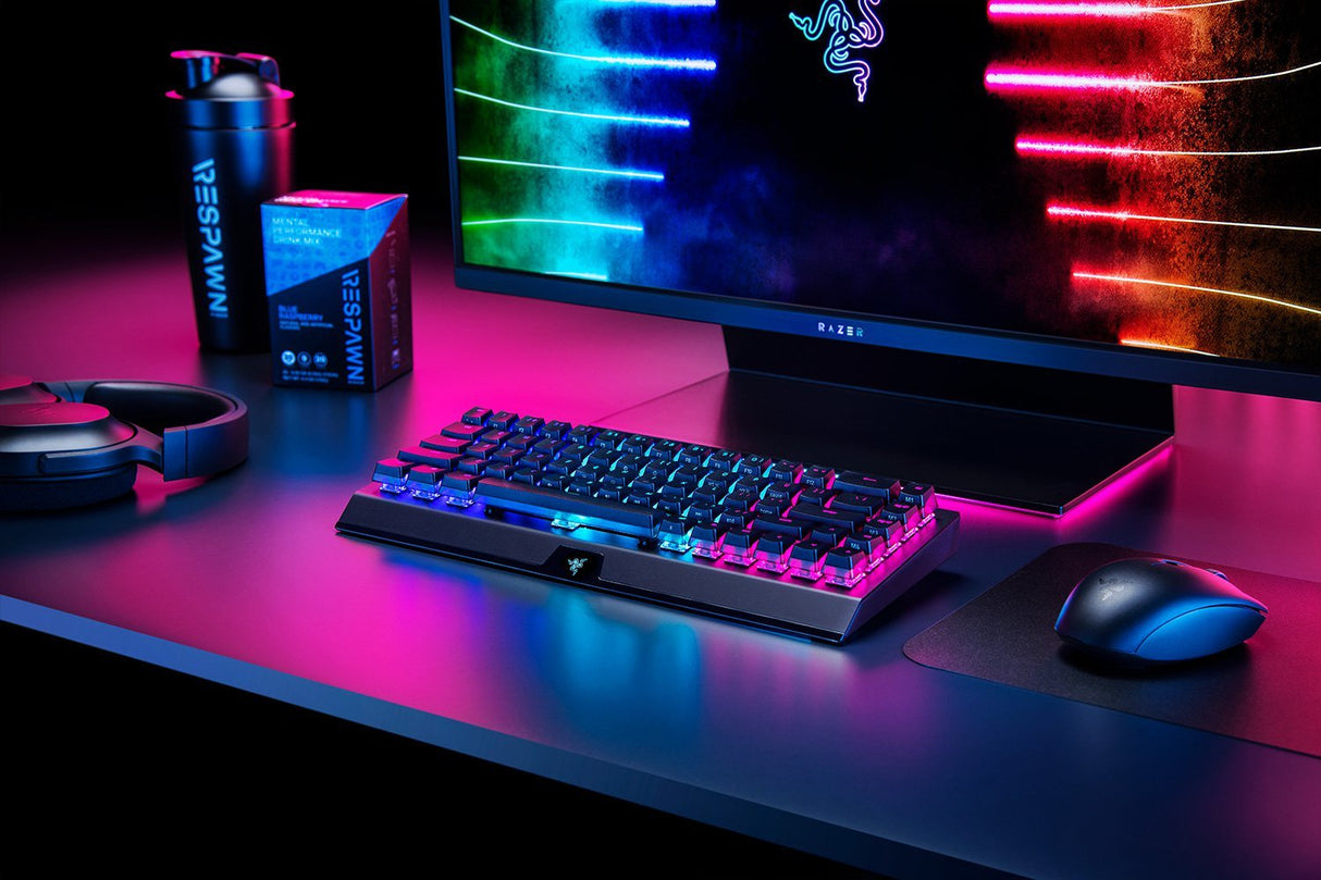 EAN 8886419347743 - Razer BlackWidow V3 Mini HyperSpeed teclado Juego USB + RF Wireless + Bluetooth QWERTY Inglés de EE. UU. imagen 5
