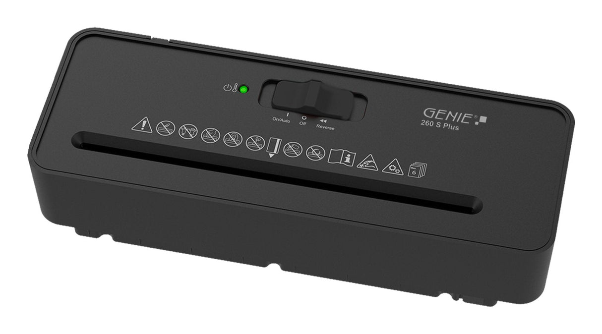 Genie Destructora De Documentos 260 S+ Stripe Cut Negro