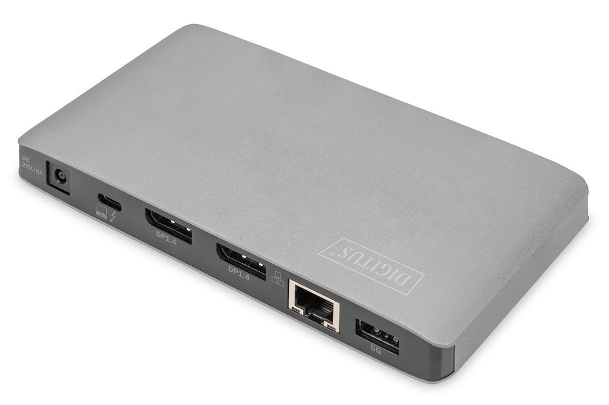 Digitus Thunderbolt 3 Dockingstation 7-Port/Video/Usb3.0/Usb-C/Rj45/Audio