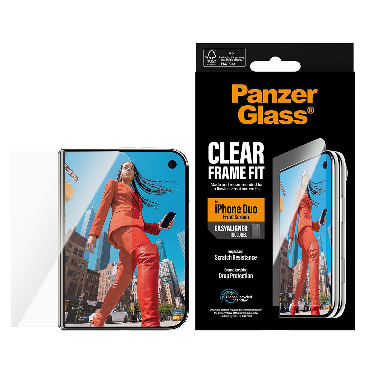 Panzerglass Apple Iphone 2026 Fold Framefit W. Easyaligner (Sub-Screen)