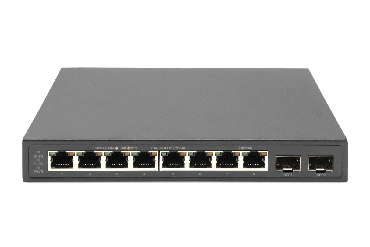Digitus 8-Port Gigabit + 2 Gigabit Sfp Ports