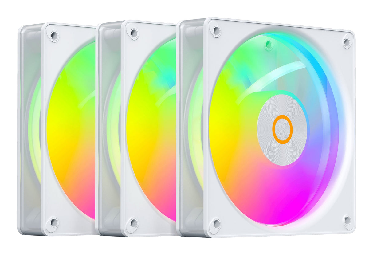 Ocypus Gamma F12 Elite Argb (Blanco, Pack De 3, 120 Mm) Gamma-F12-Wh3am00e-Gl