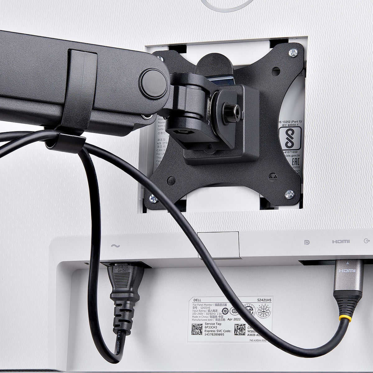 EAN 65030902038 - StarTech.com 3MP2AG-MONITOR-ARM soporte para monitor 68,6 cm (27") Negro imagen 9