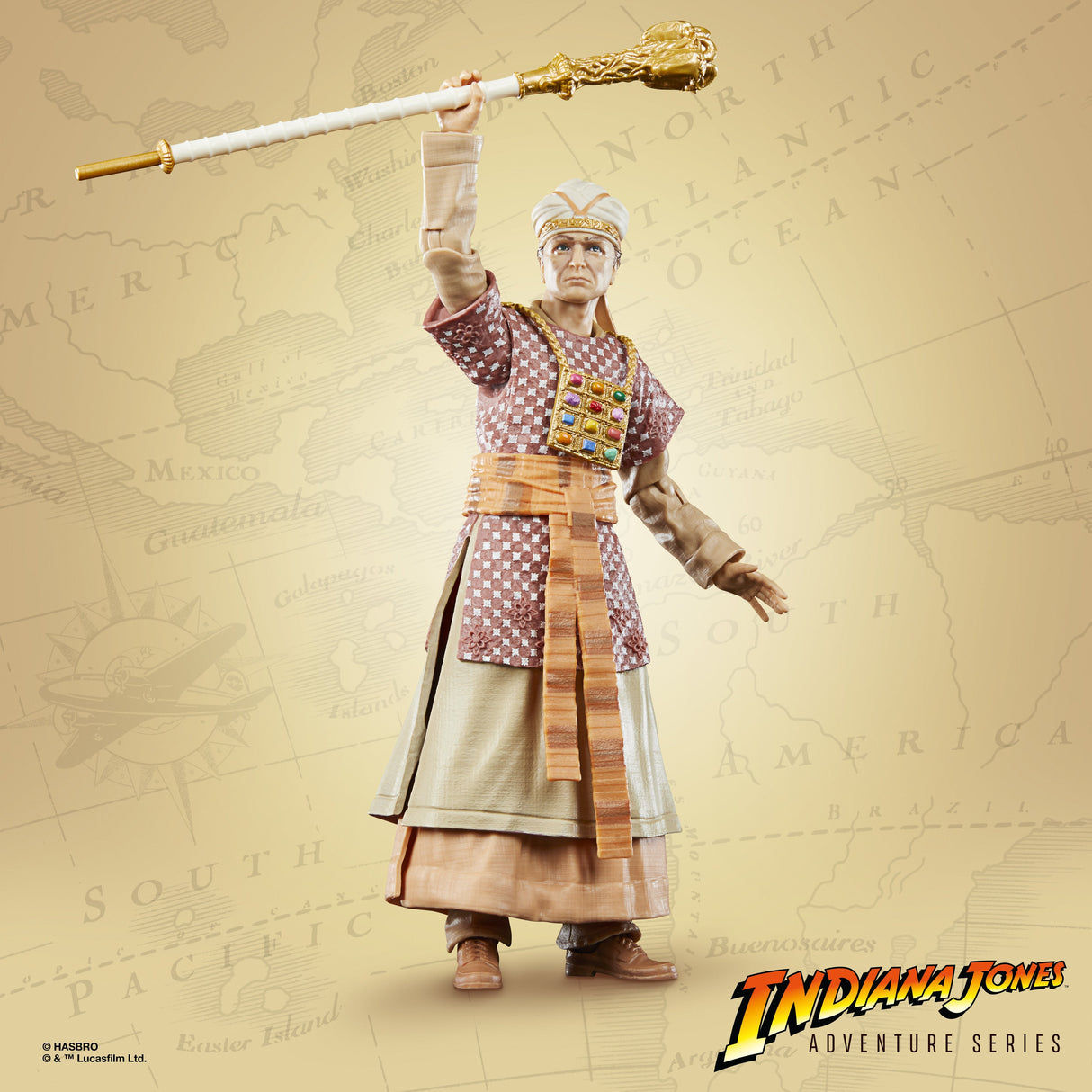 Figura Rene Belloq En Busca Del Arca Perdida Indiana Jones 15cm