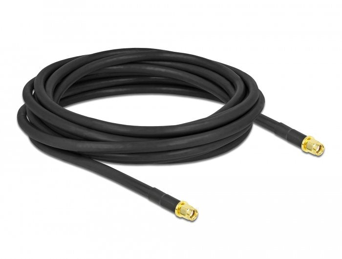 Delock Cable De Antena Rp-Sma Macho A Rp-Sma Macho Lmr/Cfd300 5 M Low Loss