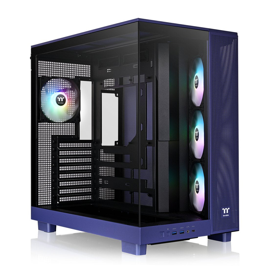 Thermaltake View 380 Xl Tg Argb (Violetat, Tempered Glass X 2) Ca-11e-00mnwn-00