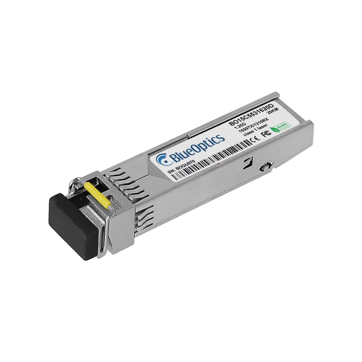 Blueoptics Rad Sfp-28bd Blueoptics Bo15c5531620d Sfp Transceiver, Lc-Simplex, 1000base-Bx-D, Singlemode Fiber, Tx1550nm/Rx1310nm, 10km