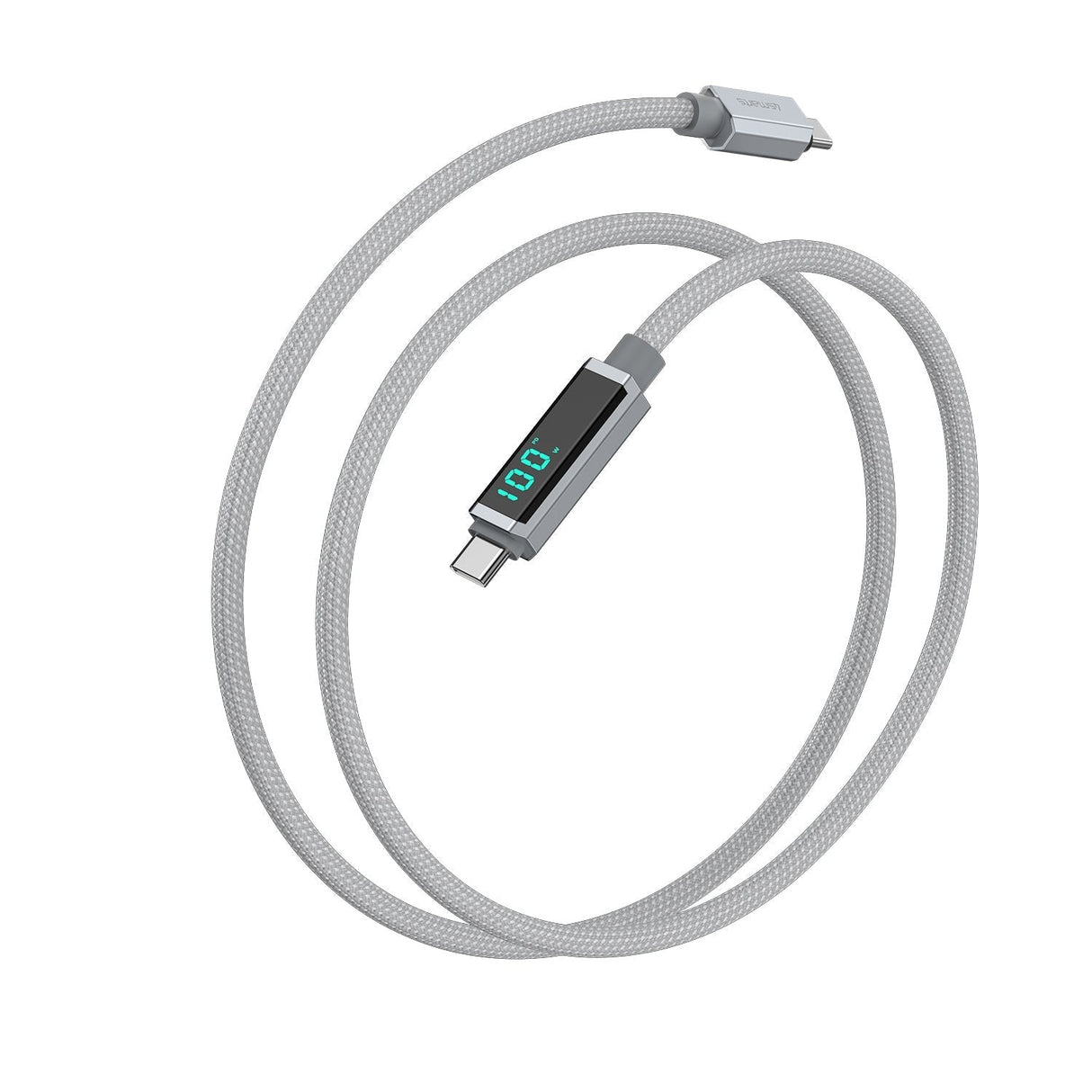4smarts Usb-C Cable Digitcord 100w 1.5m. Grau