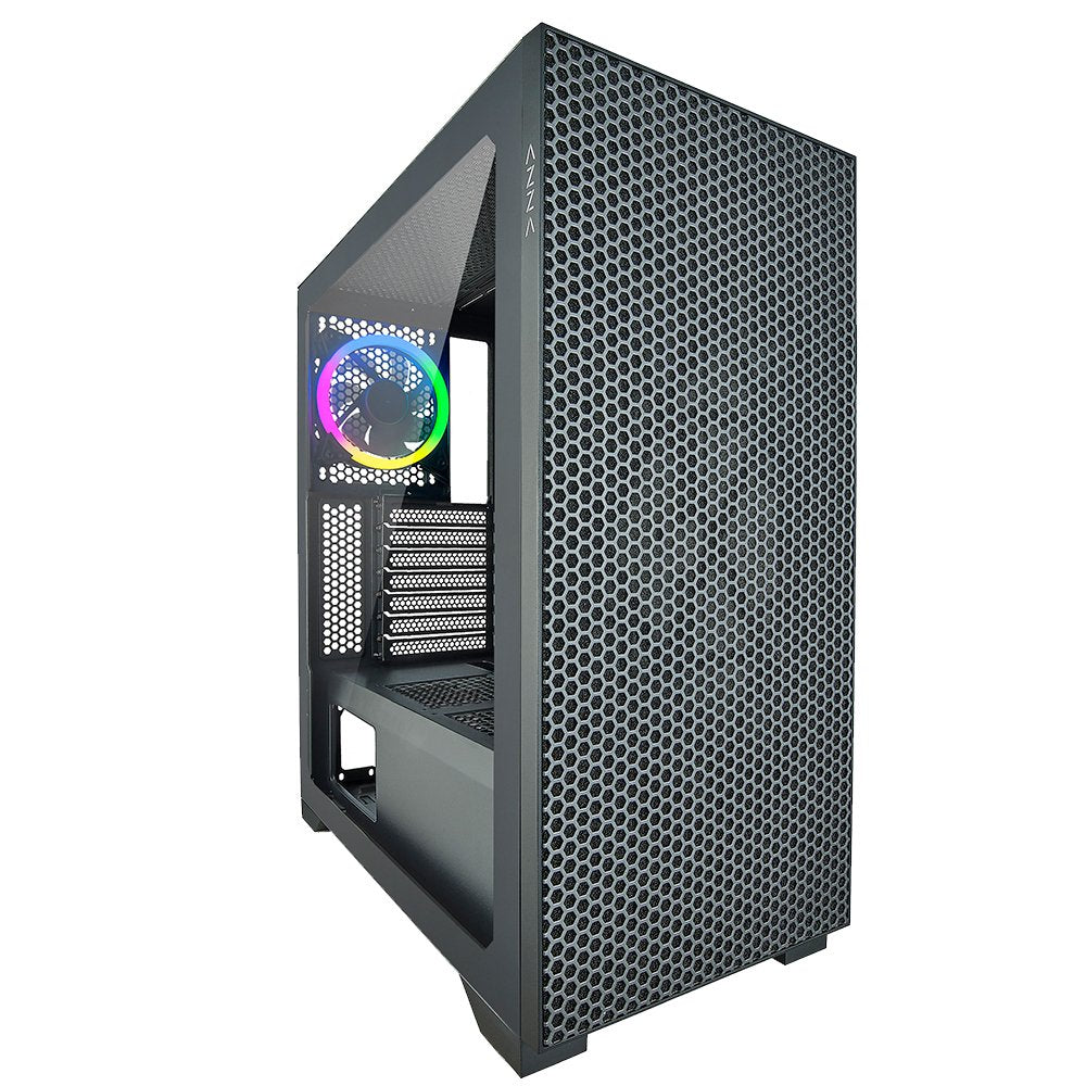 Caja Pc Azza Hive 450 Gaming Miditower Negro Rgb Retail