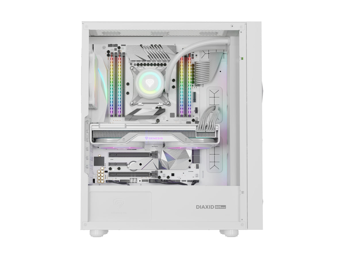 EAN 5901969444544 - GENESIS Diaxid 605 ARGB Midi Tower Blanco imagen 16
